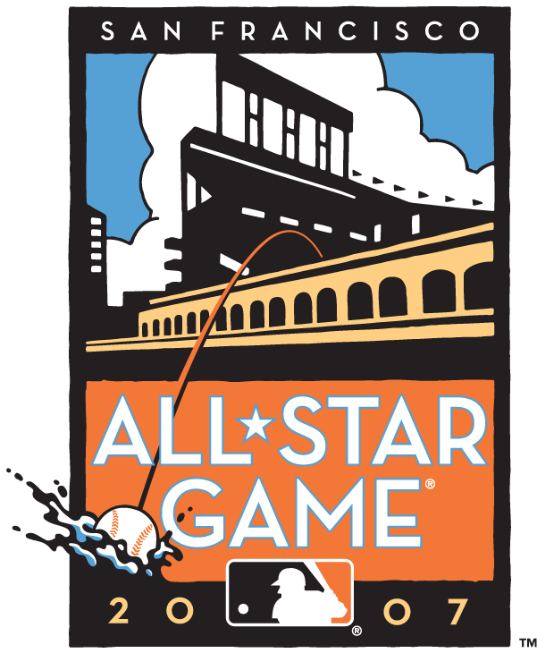 MLB All-Star Game 2007 Alternate Logo v4 DIY iron on transfer (heat transfer)